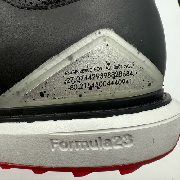 Nike Air Jordan ADG 5 Low Golf Shoes Black Red Bred FQ7874-001 Men’s Sizes Wide - Picture 3 of 13